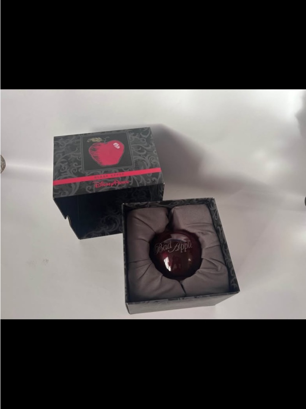 Disney Dark Red 'Bad Apple' Collectible decor